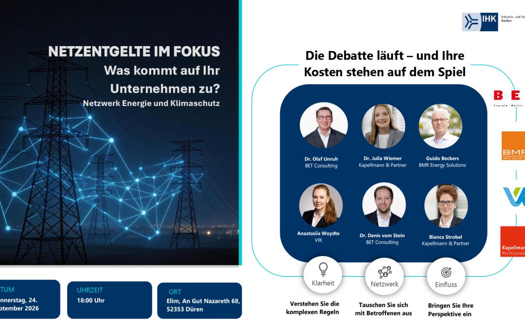 Netzentgelte im Fokus